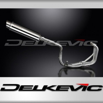 Delkevic volledig systeem Round RVS 350mm zonder e-keur - CB600F HORNET (1998-2002)