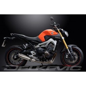 Delkevic volledig systeem Round RVS 350mm zonder e-keur - MT-09 (2015-2020)