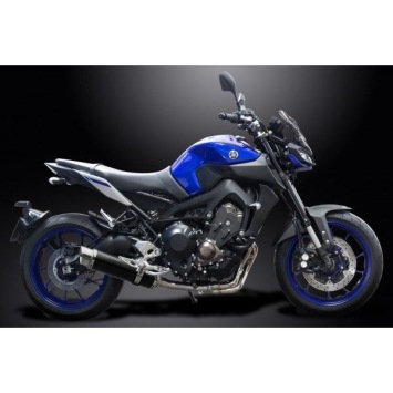 Delkevic volledig systeem Round Carbon 350mm zonder e-keur - MT-09 (2015-2020)