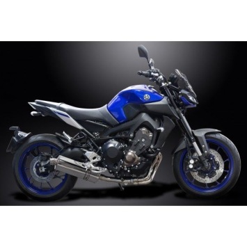 Delkevic volledig systeem Oval RVS 350mm zonder e-keur - MT-09 (2015-2020)