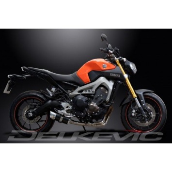 Delkevic volledig systeem Round Carbon 200mm zonder e-keur - MT-09 (2015-2020)