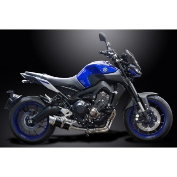 Delkevic volledig systeem Round Carbon 200mm zonder e-keur - MT-09 (2015-2020)