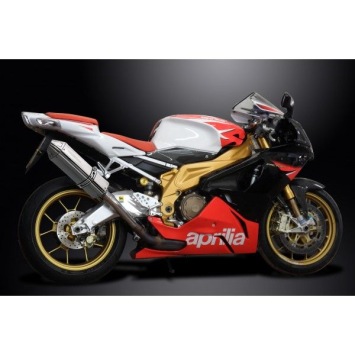 Delkevic slip-on kit Tri-Oval RVS 320mm zonder e-keur - TUONO1000R/ FACTORY (2006-2010)