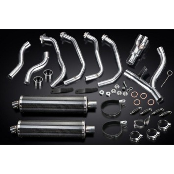 Delkevic volledig systeem Oval Carbon 450mm zonder e-keur - Z1000SX Z1000 (2010-2020)