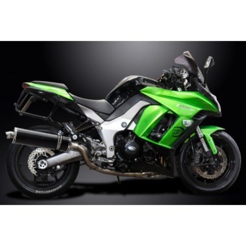 Delkevic volledig systeem Oval Carbon 450mm zonder e-keur - Z1000SX Z1000 (2010-2020)