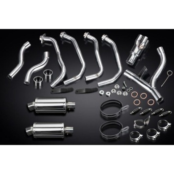 Delkevic volledig systeem Oval RVS 225mm zonder e-keur - Z1000SX Z1000 (2010-2020)