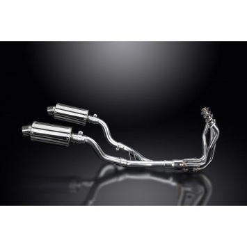 Delkevic volledig systeem Oval RVS 225mm zonder e-keur - Z1000SX Z1000 (2010-2020)