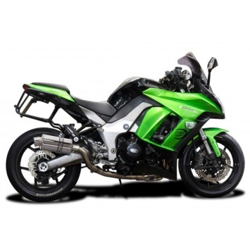 Delkevic volledig systeem Oval RVS 225mm zonder e-keur - Z1000SX Z1000 (2010-2020)