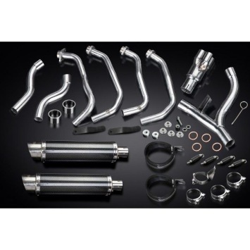 Delkevic Auspuffanlage Round Carbon 350mm ohne EG-BE - Z1000SX Z1000 (2010-2020)