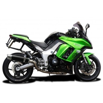 Delkevic Auspuffanlage Round Carbon 350mm ohne EG-BE - Z1000SX Z1000 (2010-2020)