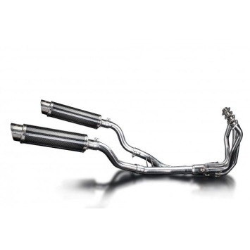 Delkevic Auspuffanlage Round Carbon 350mm ohne EG-BE - Z1000SX Z1000 (2010-2020)