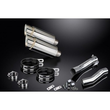 Delkevic slip-on kit Round RVS 200mm zonder e-keur - Z1000SX (2010-2019)