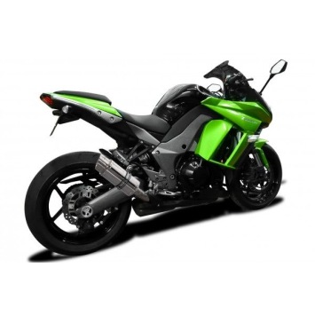 Delkevic slip-on kit Round RVS 200mm zonder e-keur - Z1000SX (2010-2019)