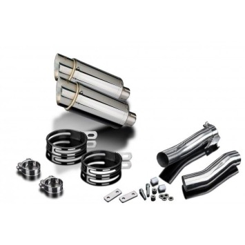 Delkevic slip-on kit Round RVS 200mm zonder e-keur - Z1000SX (2010-2019)