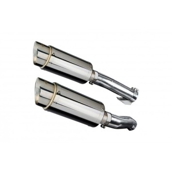 Delkevic slip-on kit Round RVS 200mm zonder e-keur - Z1000SX (2010-2019)