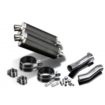 Delkevic slip-on kit Oval Carbon 350mm - Z1000SX (2010-2019)