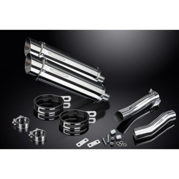 Delkevic slip-on kit Round RVS 350mm - Z1000SX (2010-2019)