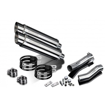 Delkevic slip-on kit Round RVS 350mm - Z1000SX (2010-2019)