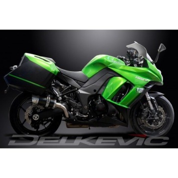 Delkevic slip-on kit Round Carbon 200mm - Z1000SX (2010-2019)