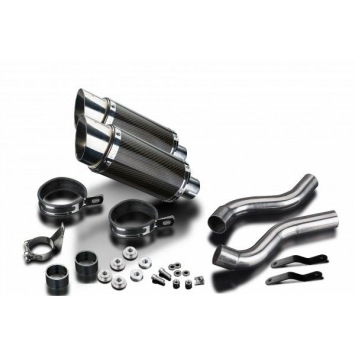 Delkevic slip-on kit Round Carbon 200mm - Z1000SX (2010-2019)