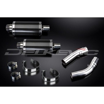 Delkevic slip-on kit Oval Carbon 225mm - 1198 (2009-2011)