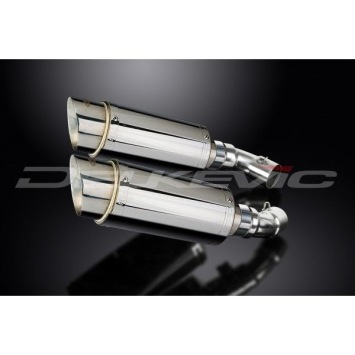 Delkevic slip-on kit Round RVS 200mm zonder e-keur - Monster 696 (2008-2014)