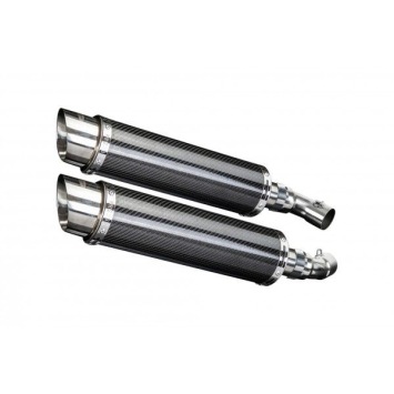 Delkevic Slip-on Kit Round Carbon 350mm ohne EG-BE - Monster 696 (2008-2014)