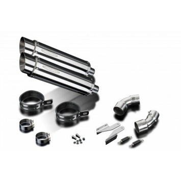 Delkevic slip-on kit Round RVS 350mm zonder e-keur - Monster 696 (2008-2014)