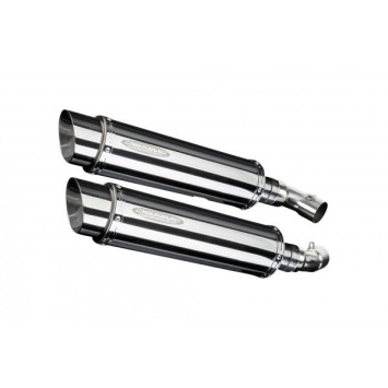 Delkevic slip-on kit Round RVS 350mm zonder e-keur - Monster 696 (2008-2014)