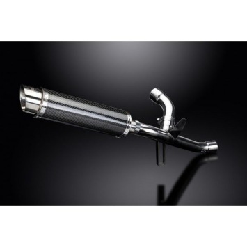 Delkevic slip-on kit Round Carbon 350mm zonder e-keur - MULTISTRADA 950 2017-2018