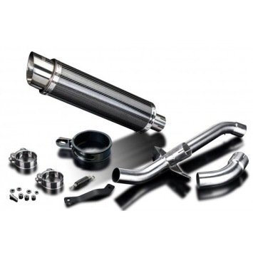 Delkevic slip-on kit Round Carbon 350mm zonder e-keur - MULTISTRADA 950 2017-2018