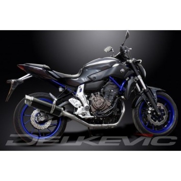 Delkevic volledig systeem Round Carbon 350mm - MT-07 (2014-2020)