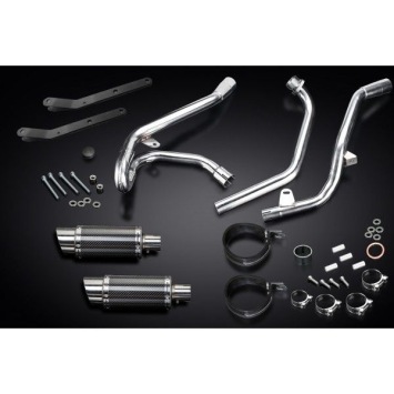 Delkevic volledig systeem Round Carbon 200mm zonder e-keur - SV650 (1998-2002)