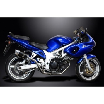 Delkevic volledig systeem Round Carbon 200mm zonder e-keur - SV650 (1998-2002)