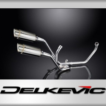 Delkevic volledig systeem Round RVS 200mm zonder e-keur - SV650 (1998-2002)