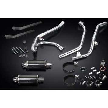 Delkevic volledig systeem Oval Carbon 225mm zonder e-keur - SV650 (1998-2002)