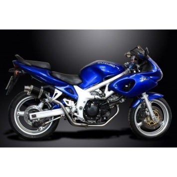 Delkevic volledig systeem Oval Carbon 225mm zonder e-keur - SV650 (1998-2002)