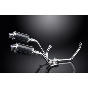 Delkevic volledig systeem Oval Carbon 225mm zonder e-keur - SV650 (1998-2002)