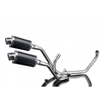 Delkevic volledig systeem Oval Carbon 225mm zonder e-keur - SV650 (1998-2002)