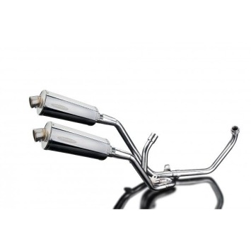 Delkevic volledig systeem Oval RVS 350mm zonder e-keur - SV650 (1998-2002)