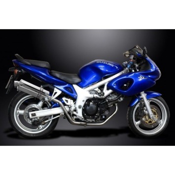 Delkevic volledig systeem Oval RVS 350mm zonder e-keur - SV650 (1998-2002)