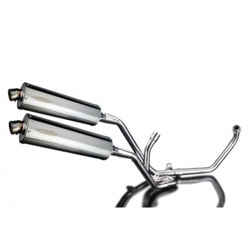 Delkevic volledig systeem Oval RVS 450mm zonder e-keur - SV650 (1998-2002)