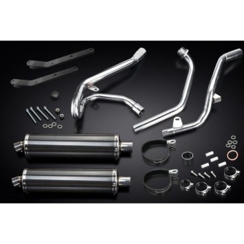 Delkevic volledig systeem Oval Carbon 450mm zonder e-keur - SV650 (1998-2002)