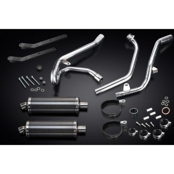 Delkevic volledig systeem Oval Carbon 350mm zonder e-keur - SV650 (1998-2002)