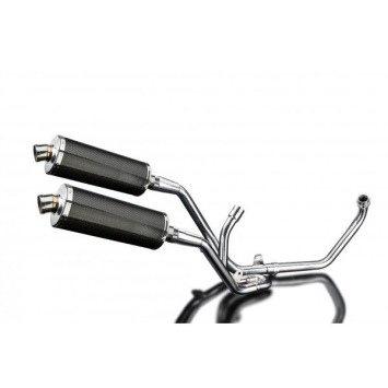 Delkevic volledig systeem Oval Carbon 350mm zonder e-keur - SV650 (1998-2002)