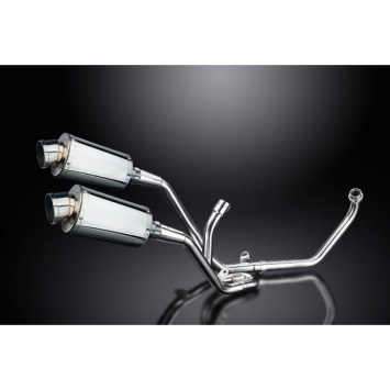 Delkevic volledig systeem Oval RVS 225mm zonder e-keur - SV650 (1998-2002)