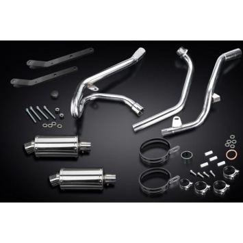 Delkevic volledig systeem Oval RVS 225mm zonder e-keur - SV650 (1998-2002)