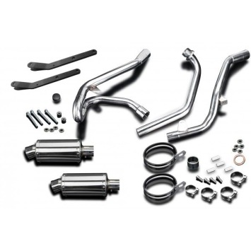 Delkevic volledig systeem Oval RVS 225mm zonder e-keur - SV650 (1998-2002)