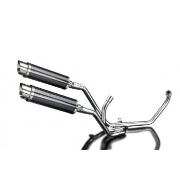 Delkevic volledig systeem Round Carbon 350mm zonder e-keur - SV650 (1998-2002)