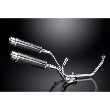 Delkevic volledig systeem Round Carbon 350mm zonder e-keur - SV650 (1998-2002)